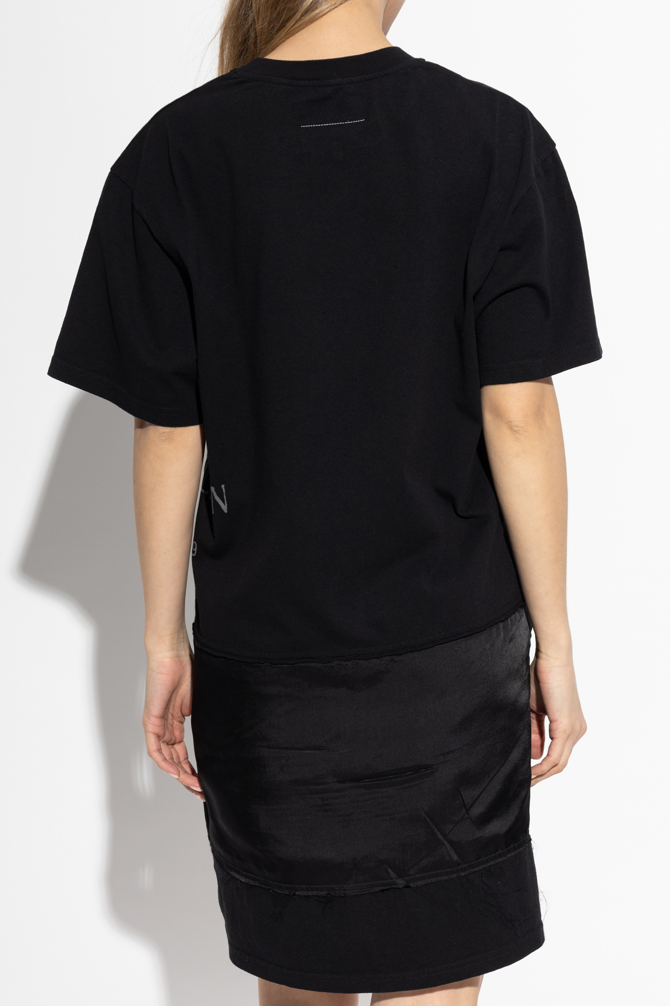 Black Dress with print MM6 Maison Margiela - Vitkac Italy Black Dress with print MM6 Maison Margiela - Vitkac Italy